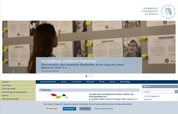 Vorschau von www.hu-berlin.de, Institut für Anwaltsrecht an der HU-Berlin (IfA)