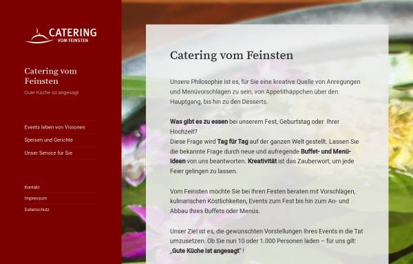 Vorschau von www.catering-vom-feinsten.de, Catering vom Feinsten