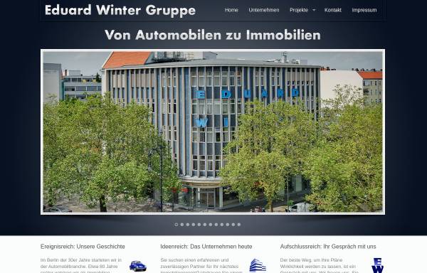 Vorschau von eduard-winter.de, Autohaus Eduard Winter Berlin