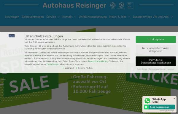 Vorschau von www.autohaus-reisinger.de, Autohaus Reisinger GmbH