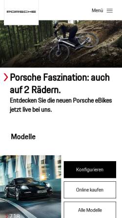 Vorschau der mobilen Webseite www.porsche-berlin.de, Porsche Zentrum Berlin