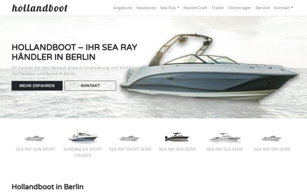 Vorschau von www.hollandboot.de, Holland-Boot Berlin