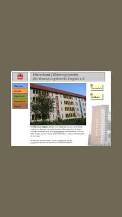 Vorschau der mobilen Webseite www.mieterbund-steglitz.de, Mieterbund und Wohnungsverein des Verwaltungsbezirks Steglitz e.v.