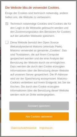 Vorschau der mobilen Webseite bbu.de, Verband Berlin-Brandenburgischer Wohnungsunternehmen e.V.