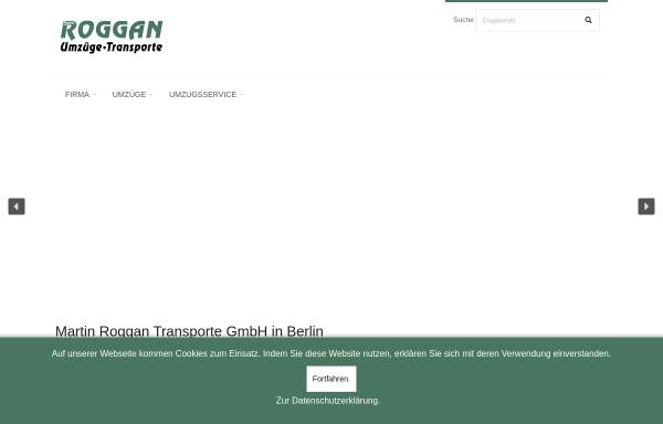 Vorschau von www.roggan-transporte.de, Roggan Transporte