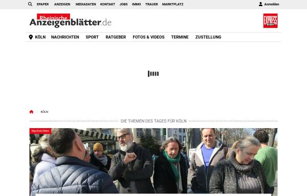 Vorschau von www.rheinische-anzeigenblaetter.de, Kölner Wochenspiegel
