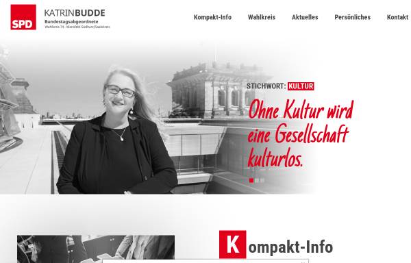 Vorschau von www.katrin-budde.de, Budde, Katrin (MdL)