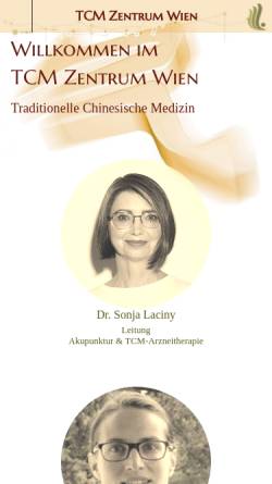 Vorschau der mobilen Webseite www.schmerztherapie.at, Dr. Sonja Laciny