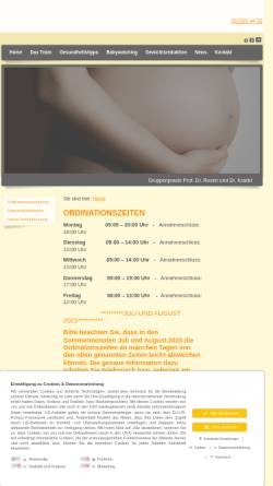Vorschau der mobilen Webseite www.frauenarzt-1200wien.at, Ärztegemeinschaft Rosen