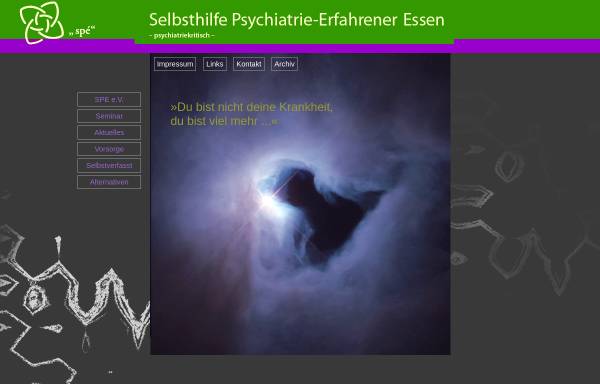 Vorschau von www.spe-essen.info, Selbsthilfe Psychiatrie-Erfahrener Essen e.V.