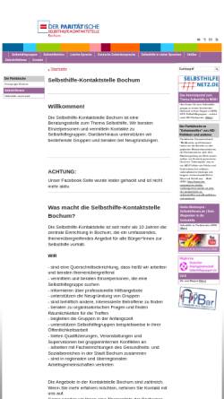 Vorschau der mobilen Webseite www.selbsthilfe-bochum.de, Selbsthilfe-Büro Bochum