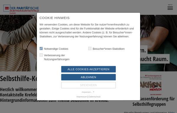 Vorschau von www.selbsthilfe-krefeld.de, Selbsthilfe-Kontakstelle Krefeld