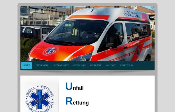 Vorschau von www.krankentransport-haupt.de, Unfall-Rettung-Krankentransport Ingelore Haupt (URK-Haupt)