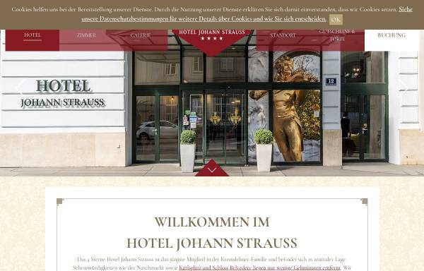 Vorschau von www.kremslehnerhotels.at, Hotel Johann Strauss