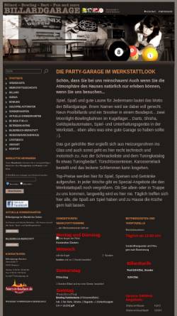 Vorschau der mobilen Webseite www.billardgarage.de, Billardgarage Bautzen