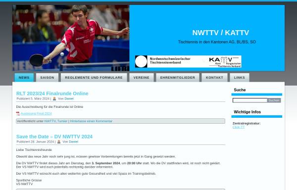 Vorschau von www.nwttv.ch, Nordwestschweizerischer Tischtennis Verband