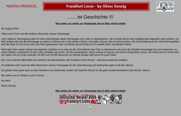 Frankfurt Lions - by Oliver Senzig