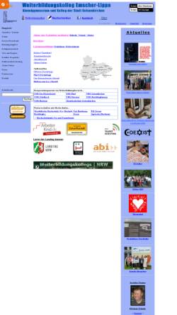 Vorschau der mobilen Webseite www.wbk-el.de, Weiterbildungskolleg Emscher-Lippe