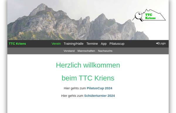 Vorschau von ttckriens.ch, TTC Kriens - Hergiswil