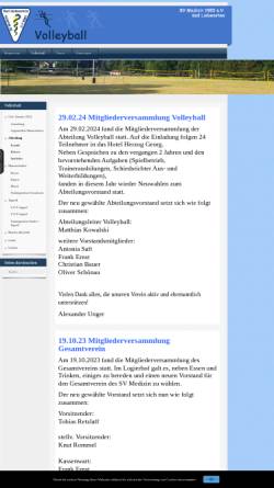 Vorschau der mobilen Webseite www.volleyball-bali.de, SV 