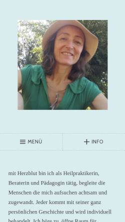 Vorschau der mobilen Webseite www.homeopage.de, Anne Champan
