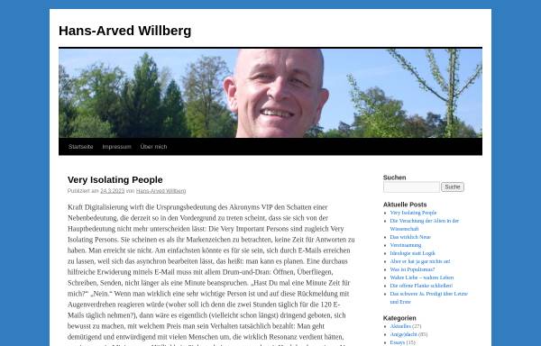 Vorschau von www.willberg-karlsruhe.de, Hans-Arved Willberg