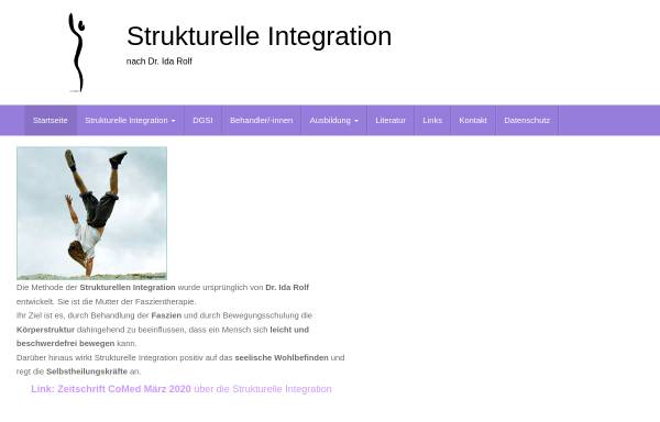 Vorschau von strukturelle-integration.de, Praxis für Rolfing - Strukturelle Integration