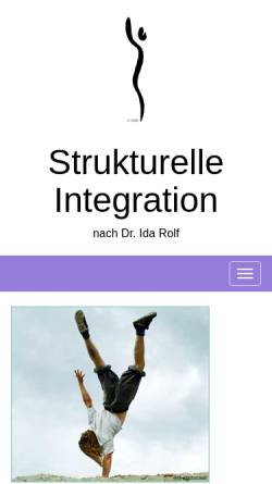 Vorschau der mobilen Webseite strukturelle-integration.de, Praxis für Rolfing - Strukturelle Integration