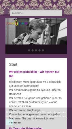 Vorschau der mobilen Webseite www.schereundkamm.de, Schere und Kamm Friseur Schneider