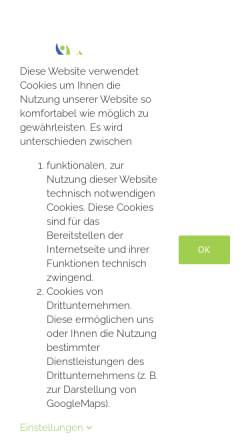 Vorschau der mobilen Webseite naturheilpraxis-reder.de, Naturheilpraxis Reder