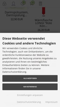 Vorschau der mobilen Webseite www.medtech3000.de, WBS GmbH, medtech 3000