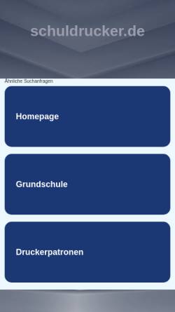 Vorschau der mobilen Webseite www.schuldrucker.de, Arbeitskreis Schuldruckerei