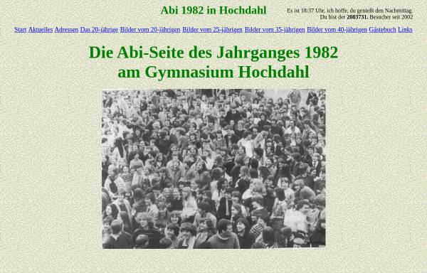 Vorschau von www.abi-hochdahl-82.info, Erkrath - Gymnasium Hochdahl
