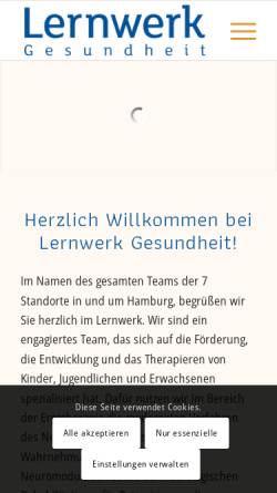 Vorschau der mobilen Webseite www.lernwerk-ag.de, Lernwerk