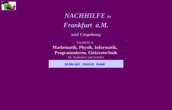 Vorschau von www.nachhilfe-in-frankfurt.de, Nachhilfe in Frankfurt