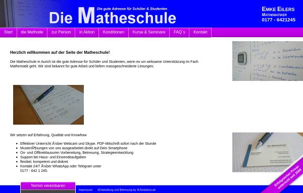 Vorschau von www.diematheschule.de, Die Matheschule