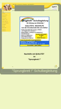 Vorschau der mobilen Webseite www.foerderschule-sprungbrett.de, Förderschule Sprungbrett