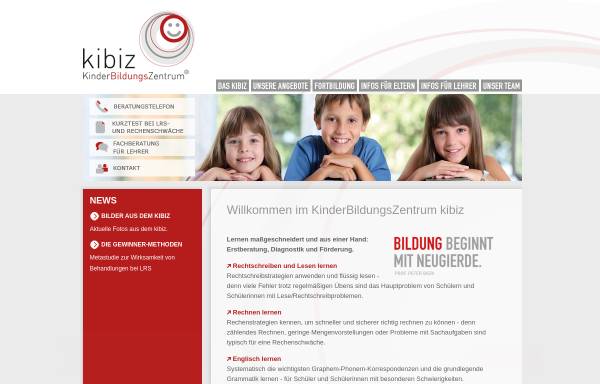 Vorschau von www.kibiz.de, KinderBildungsZentrum kibiz