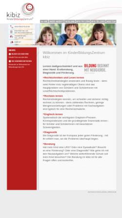Vorschau der mobilen Webseite www.kibiz.de, KinderBildungsZentrum kibiz