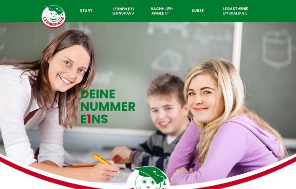 Vorschau von www.lernspass.de, Lernspaß