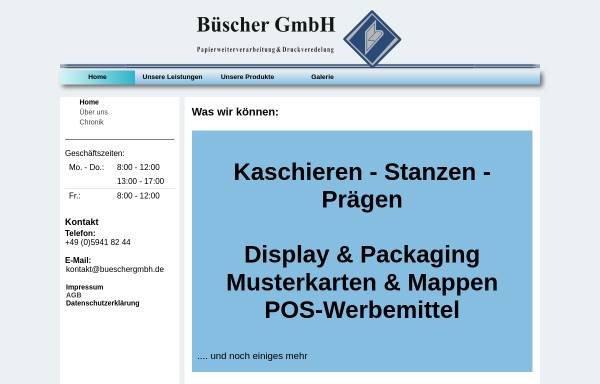 Vorschau von www.bueschergmbh.de, Büscher GmbH