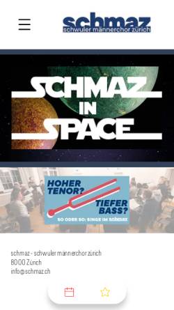 Vorschau der mobilen Webseite www.schmaz.ch, schmaz