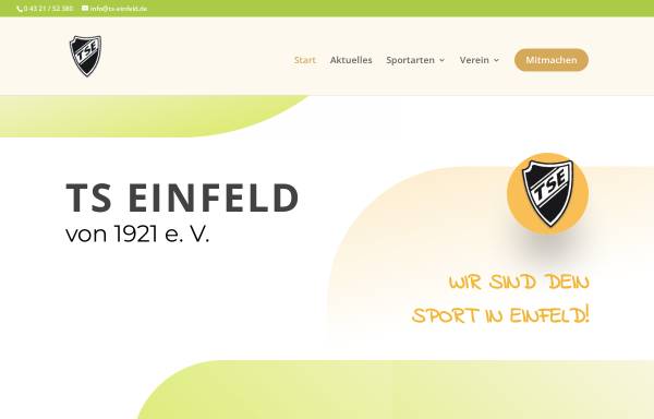 Vorschau von www.ts-einfeld.de, TS Einfeld