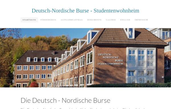 Vorschau von www.burse.de, Studentenwohnheim Deutsch-Nordische Burse