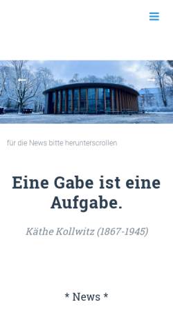 Vorschau der mobilen Webseite www.kaethe-kollwitz-schule.de, Käthe-Kollwitz-Schule