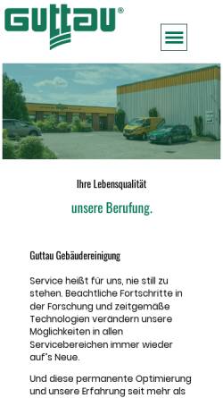 Vorschau der mobilen Webseite www.guttau.de, K. Guttau GmbH & Co. KG