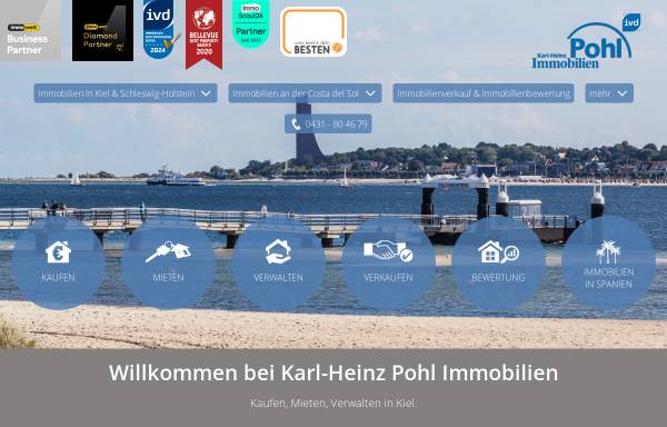 Vorschau von www.pohl-immobilien.de, Pohl Immobilien