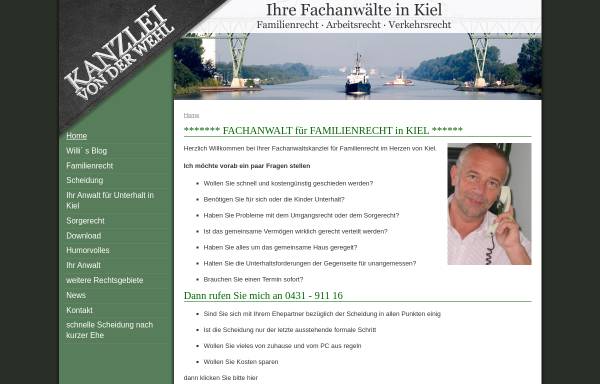 Vorschau von www.vonderwehl.de, Anwaltskanzlei von der Wehl