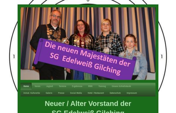 Vorschau von www.edelweiss-gilching.de, Schützen Gesellschaft Edelweiß Gilching e.V.