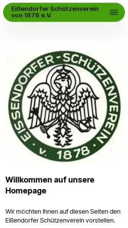 Vorschau der mobilen Webseite esv1878.de, Eißendorfer Schützenverein von 1878 e.V.